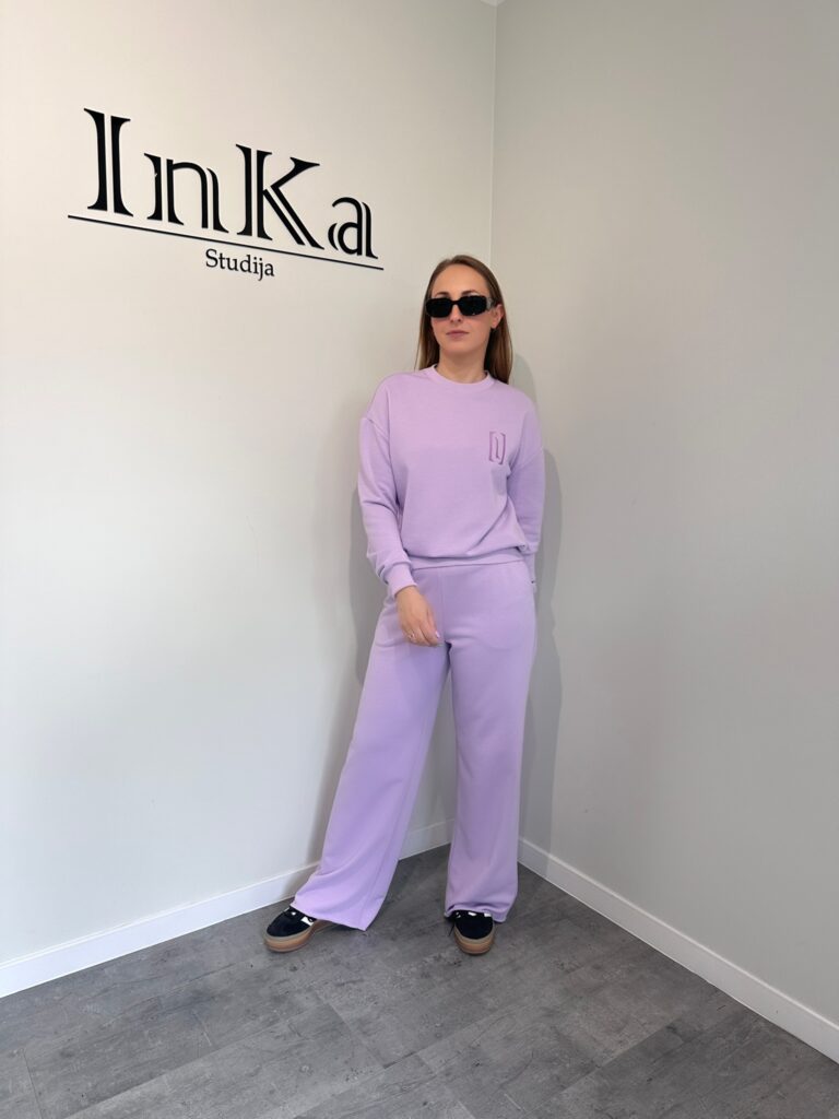"Light Lavender” Džemperiai - XS/S | Kelnės - S | Šortai - Xs