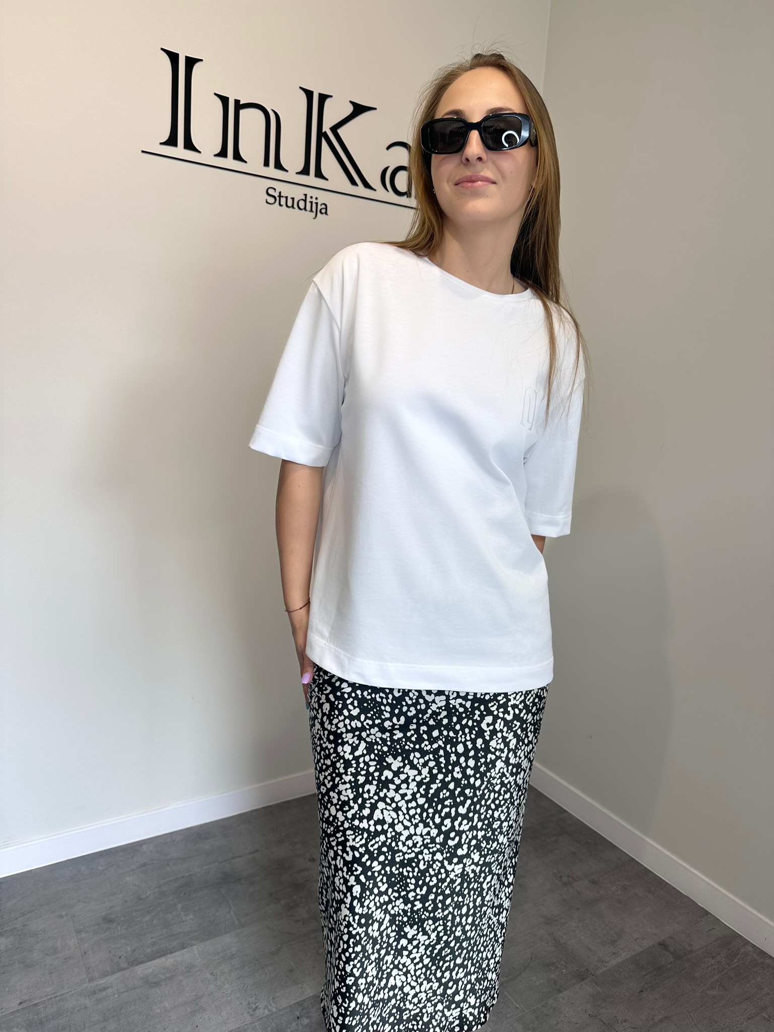 Marškinėliai "Basic white"