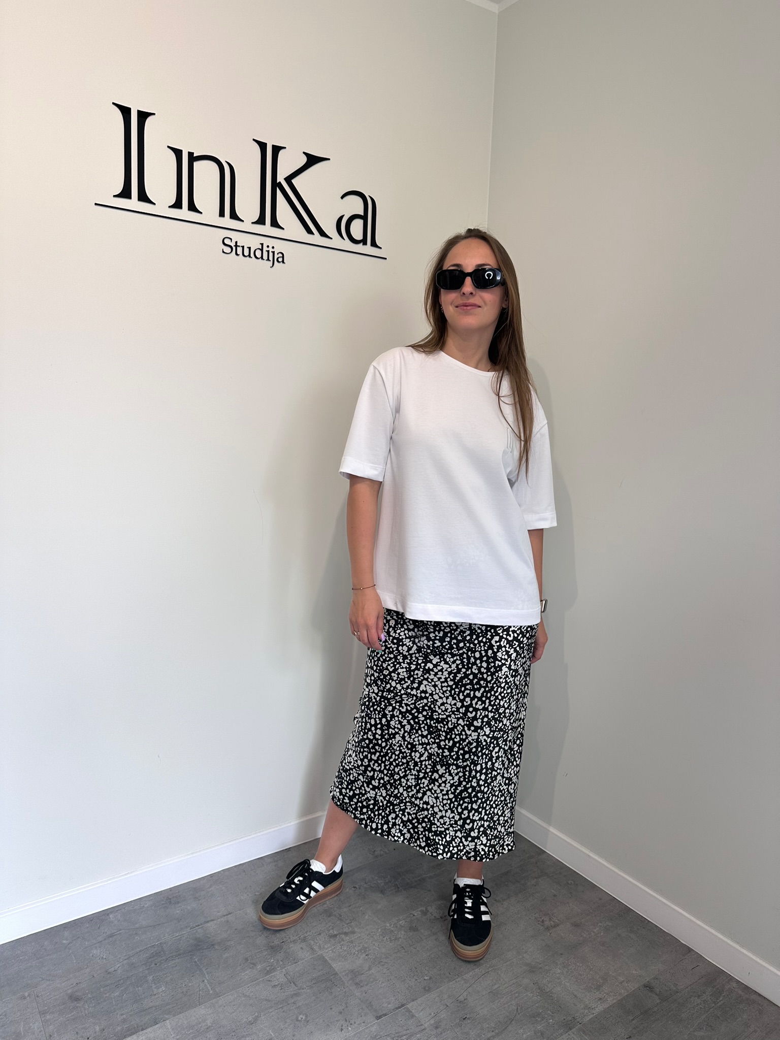 Marškinėliai "Basic white" - Image 3