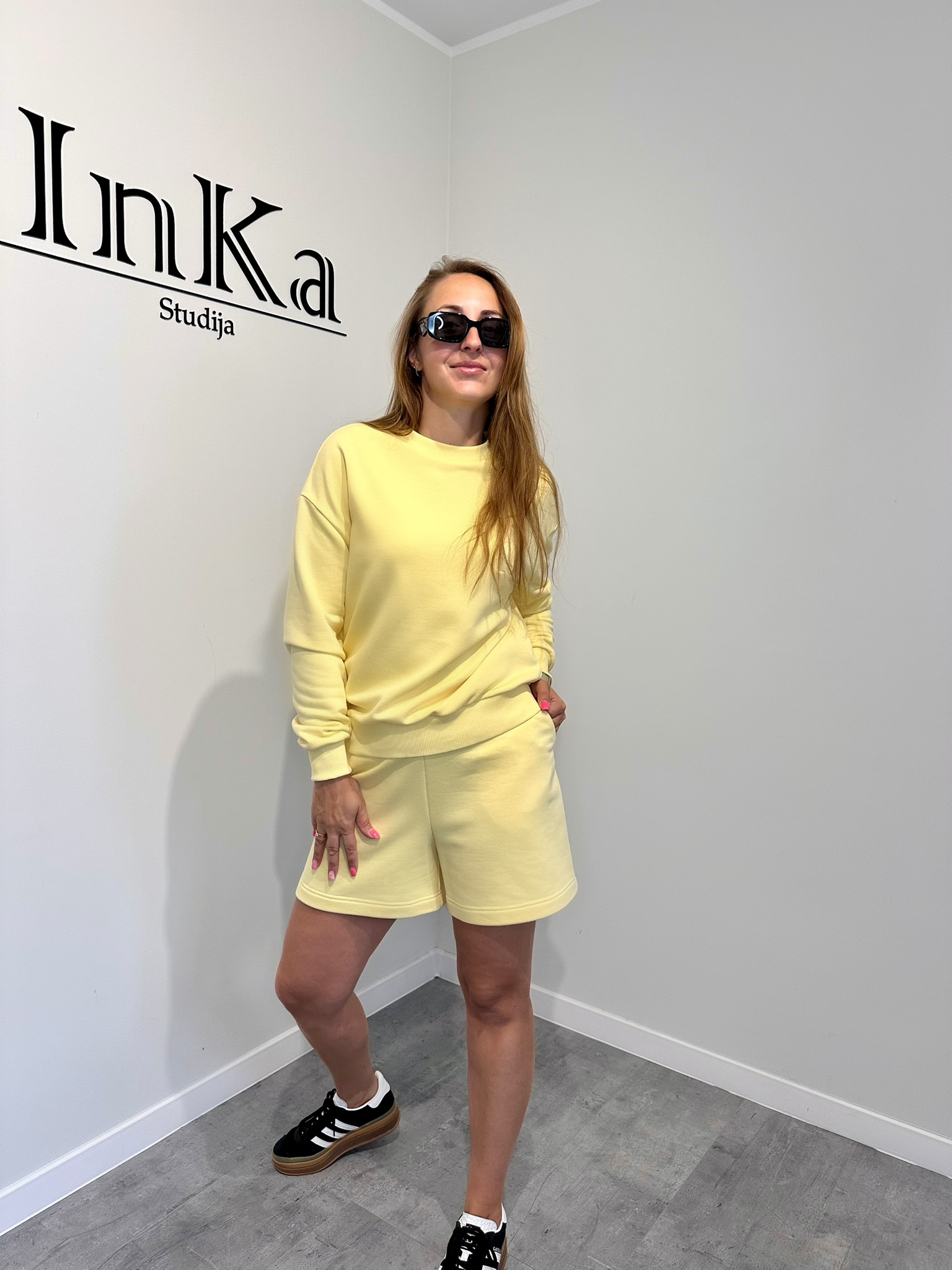 Džemperis ir šortai "Butter yellow" - Image 3