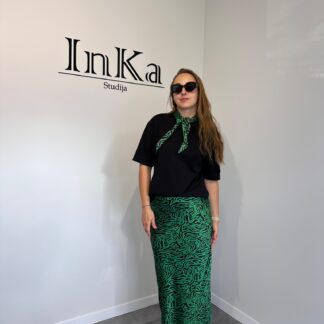 Sijonas " Zebra green"