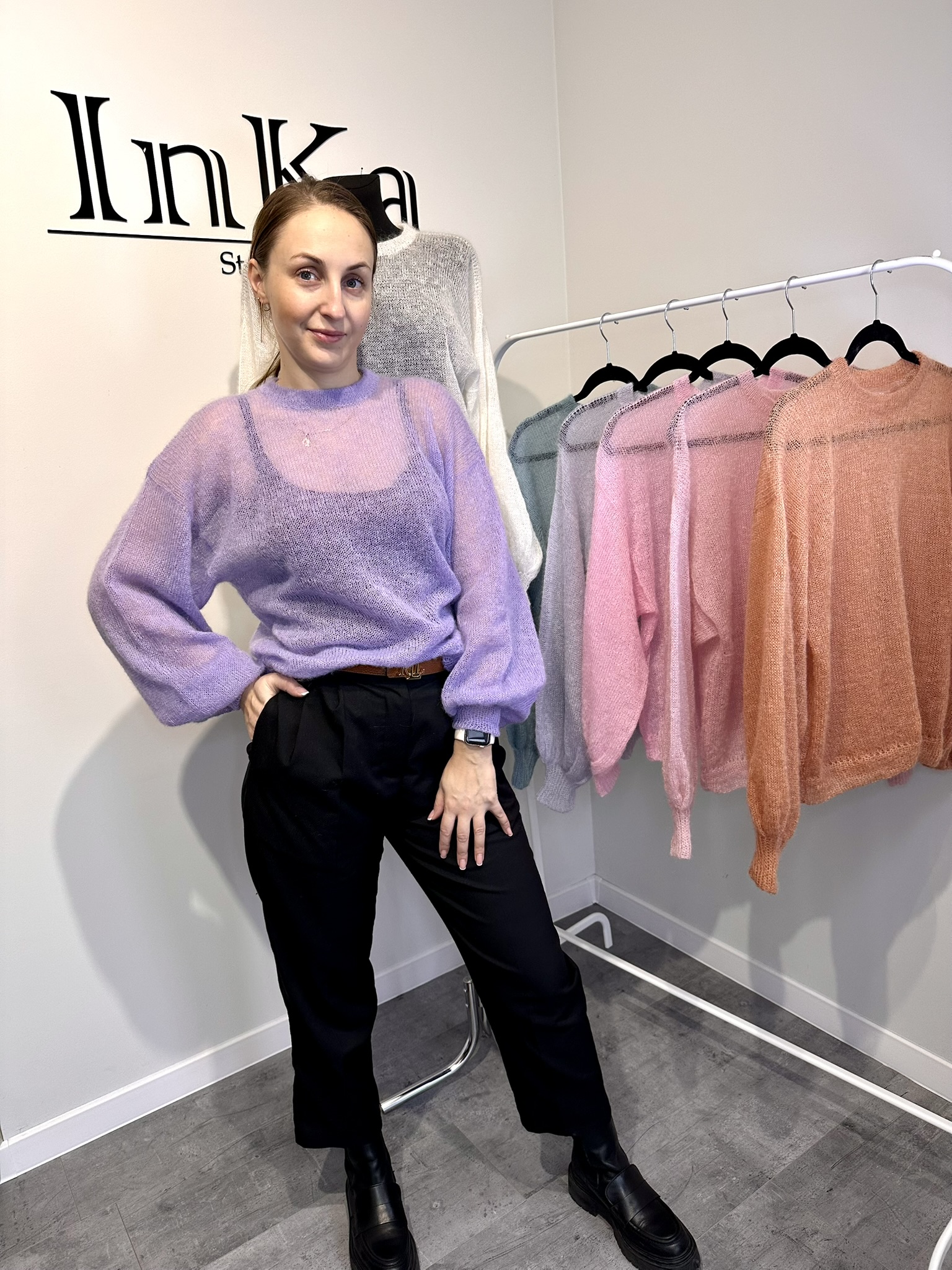 Moheros megztinis „Raudonų plytų” - Image 5