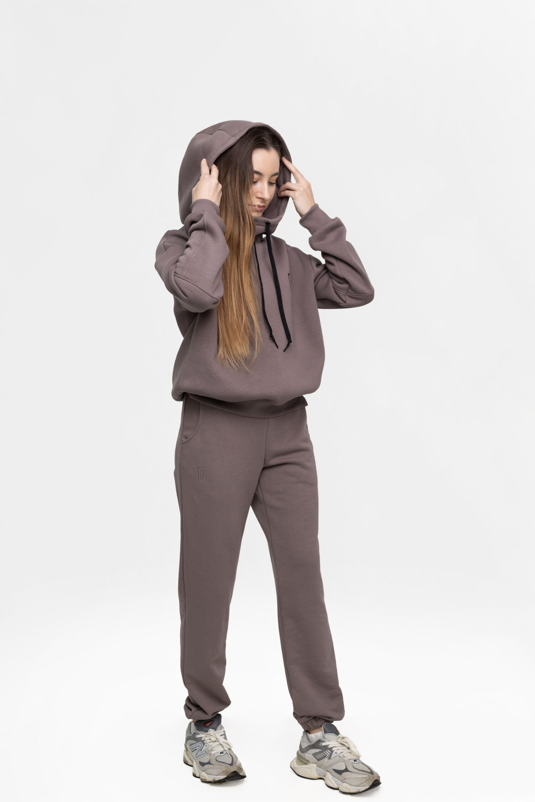 Kelnės siaurios – COCOA GREY - Image 7