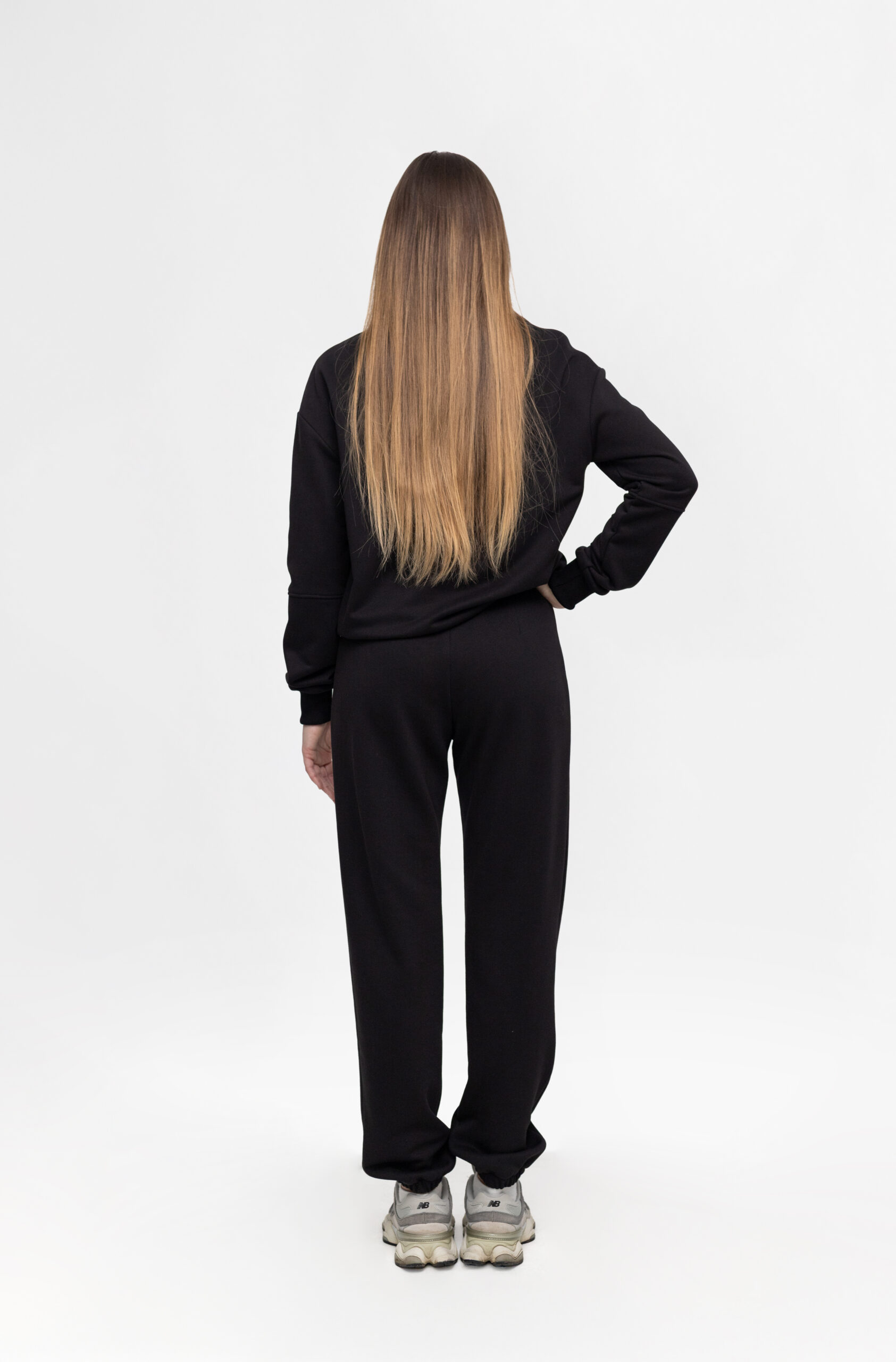 Kelnės siaurios - BLACK - Image 5